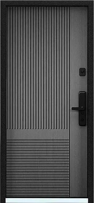 Входная дверь Gestober-5 (МДФ Филенчатый / Порошковое напыление) - внутренняя сторона