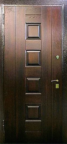 Входная дверь Czar-6 (МДФ Винорит / Массив дерева) - внутренняя сторона