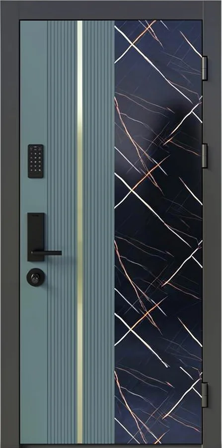 Входная дверь Zitadelle-1 (Порошковое напыление / Ламинат) - внешняя сторона